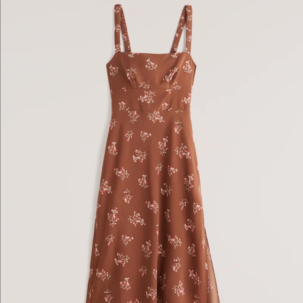 Abercrombie tie back slip dress